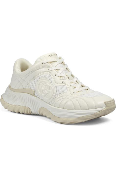 Men's Gucci Ripple sneaker in off white leather 